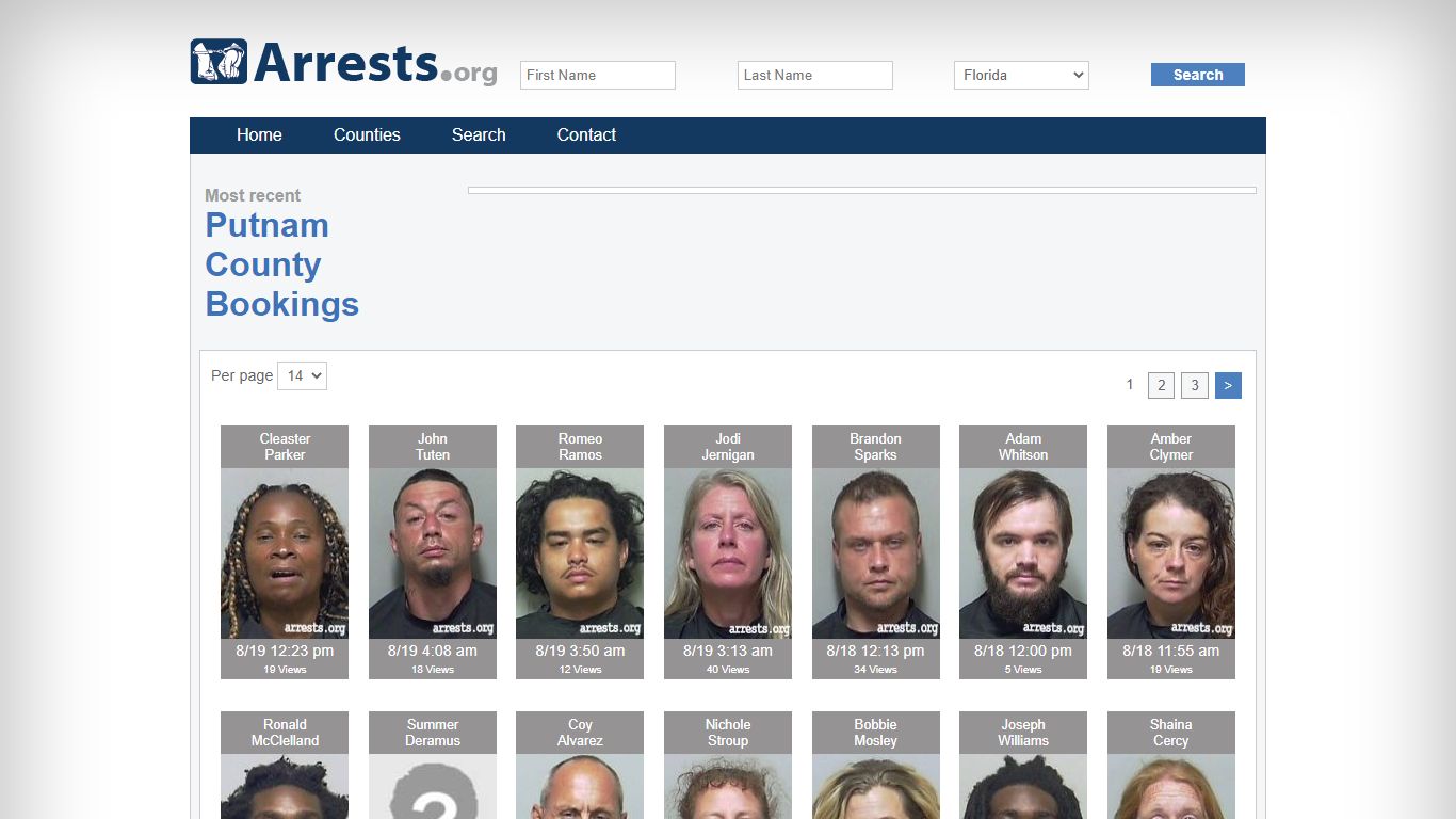 Putnam County Arrests and Inmate Search